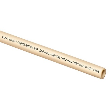 Cole Parmer TPV Tubing, Tan Opaque, 5/16in ID x 7/16in OD; 50 Ft CP-EJP5-7